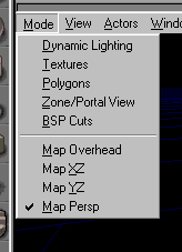 patrz na zaznaczony element menu