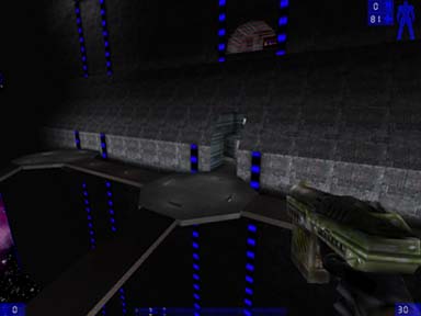 Entrance to blue base.