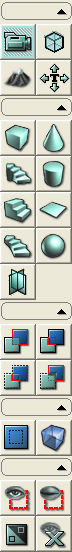 The toolbox in UT3 Editor.